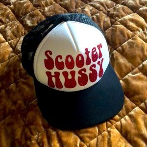 Motorcycle trucker hat